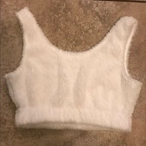 White Fluffy Top
